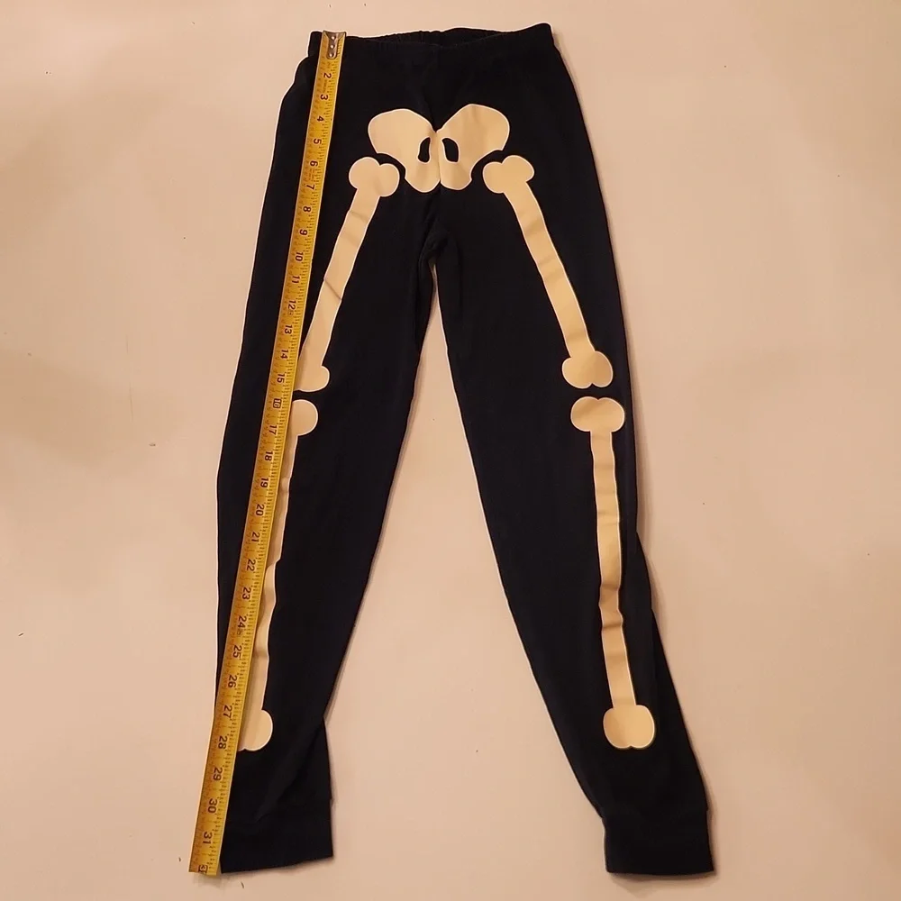 Gymboree Skeleton Bones Pajama Set Size 10